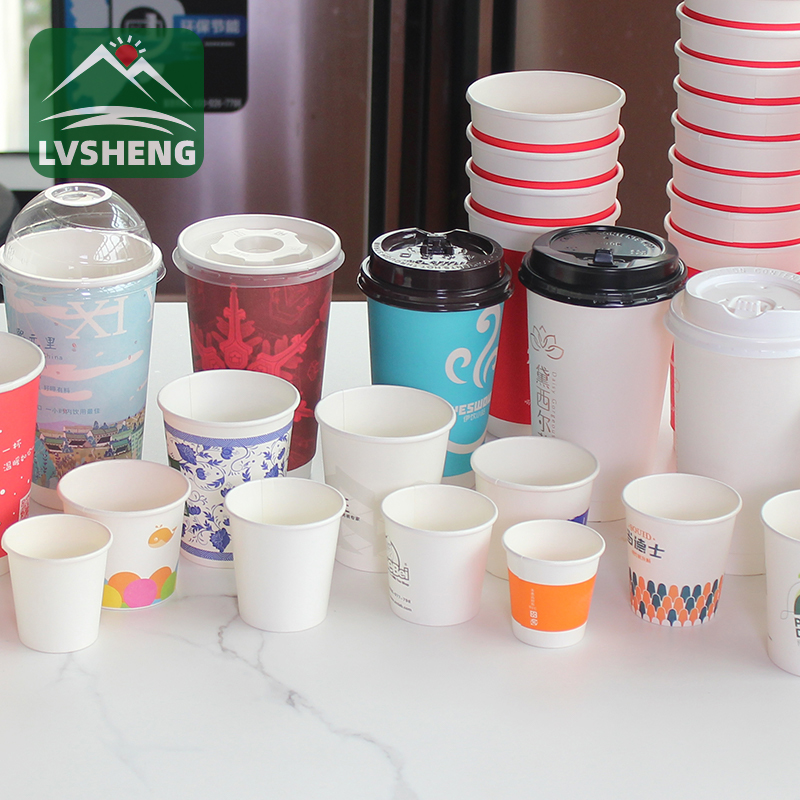 Paʻi ʻia ka hōʻailona maʻamau o ka mea hana i hoʻopaʻa ʻia ʻo Takeout Coffee Cup packaging