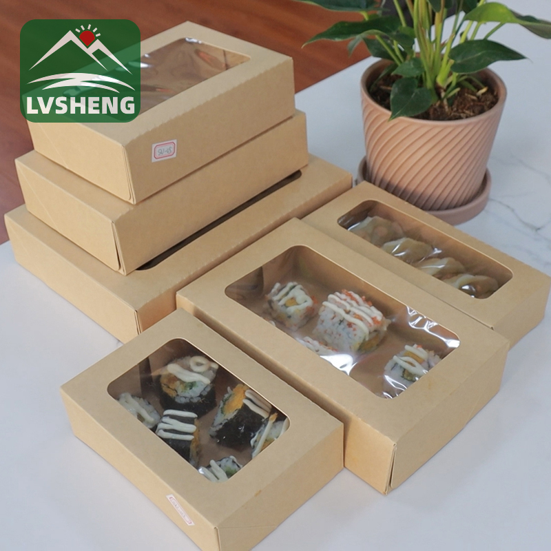 ʻO nā huahana hou mai Xiamen LVSheng Fakece -Sushi Togo pahu me ka puka aniani